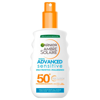 Garnier Ambre Solaire Advanced Sensitive Spray Solare SPF 50+ a Protezione...