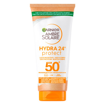 Garnier Ambre Solaire Hydra 24H Protect Latte Protettivo Idratante Viso Corpo...