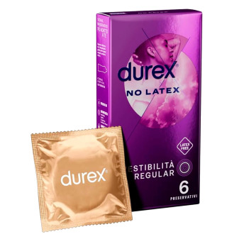 Preservativi Durex No Latex Anallergici Senza Lattice - Confezione da 6...