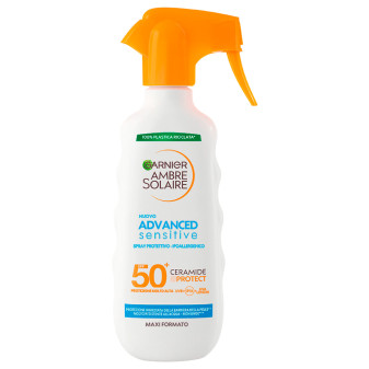 Garnier Ambre Solaire Advanced Sensitive Spray Solare Ipoallergenico SPF 50+...