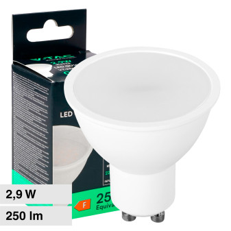 V-Tac VT-2333 Lampadina LED GU10 2.9W Faretto SMD - SKU 2987 / 2988 / 2989