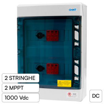 Chint Quadro Elettrico Lato DC 2 Stringhe 2 MPPT 1000V 32A IP65 con...