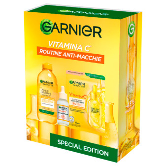 Garnier SkinActive Confezione Regalo Vitamina C Acqua Micellare 400ml + Siero...