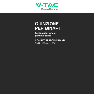 8 Giunzioni per Binari Pannelli Solari Fotovoltaici V-Tac 8 Giunzioni per Binari Pannelli Solari Fotovoltaici V-Tac