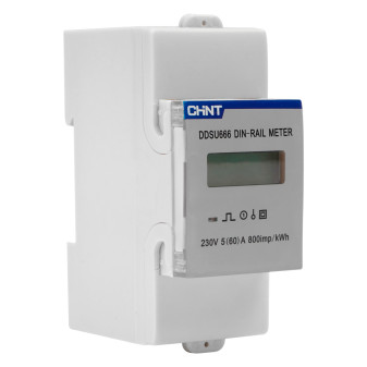 Chint Misuratore per Inverter Monofase Deye 220-240V RS485 2P MID con Display...