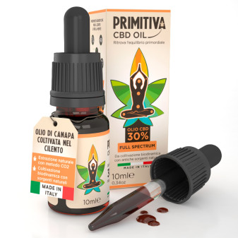 Primitiva Olio CBD 30% Estratto di Canapa Naturale ad Ampio Spettro...