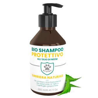 Bio Pet Shampoo Olio di Neem per Cani e Gatti Protettivo contro Parassiti...