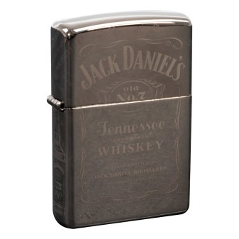 Zippo Premium Accendino a Benzina Ricaricabile ed Antivento con Fantasia Jack...