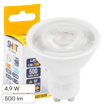 Bot Lighting Lampadina LED GU10 4,9W Faretto PAR16 SMD - mod. SLD630742B /...