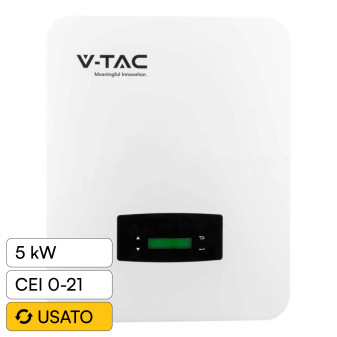 V-Tac VT-6607105 Afore Inverter Fotovoltaico Monofase Ibrido On-Grid /...