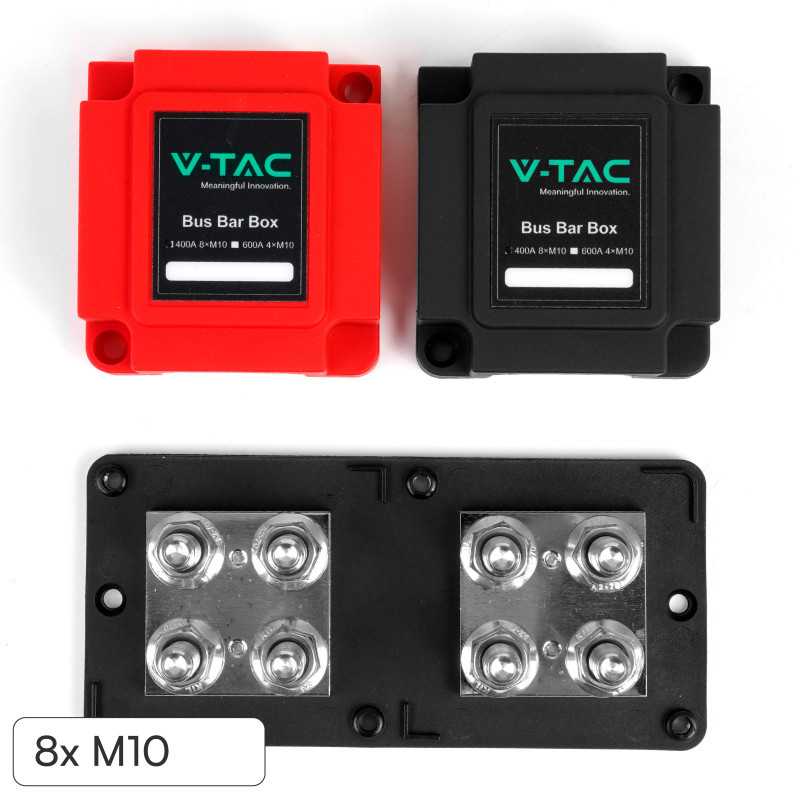 V-Tac VT-AOA1533-400ABR Bus Bar Scatola di Giunzione Batterie V-Tac VT-AOA1533-400ABR Bus Bar Scatola di Giunzione Batterie