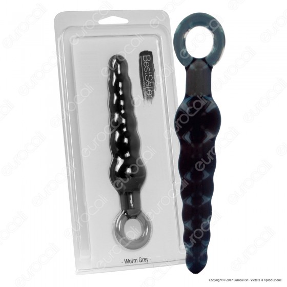 Toyz 4 Lovers Anal Series Worm Grey - Fallo Anale Toyz 4 Lovers Anal Series Worm Grey - Fallo Anale