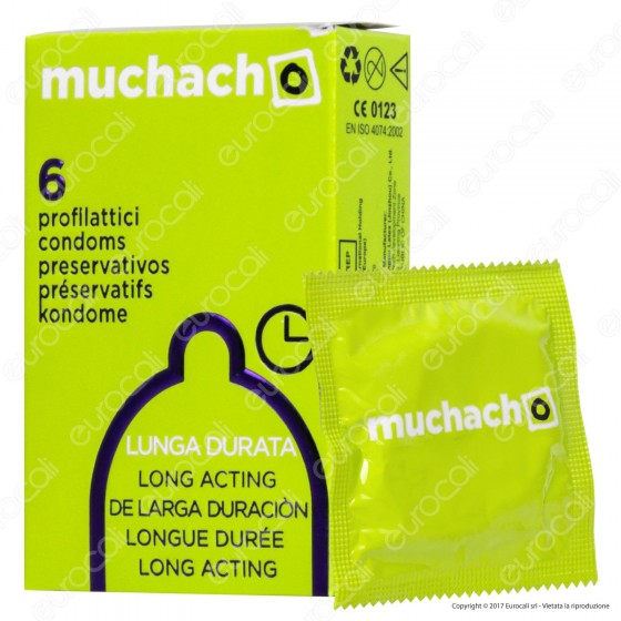 Muchacho Lunga Durata - Scatola da 6 Preservativi Muchacho Lunga Durata - Scatola da 6 Preservativi