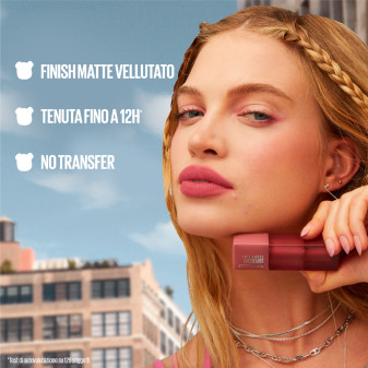 Maybelline New York Super Stay Teddy Tint Tinta Labbra 15 Skinny Dip