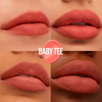 Maybelline New York Super Stay Teddy Tint Tinta Labbra 25 Baby Tee