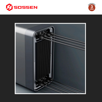 Sossen Batteria BMS LiFePO4 44,8V 50Ah 2,24kWh IP65 Balcone CEI 0-21