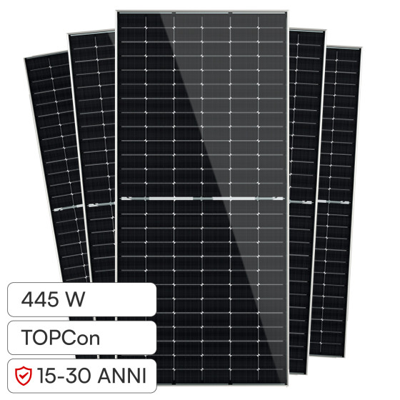 Pannelli Solari Fotovoltaici 445W TOPCon IP68 V-Tac Jinko Pannelli Solari Fotovoltaici 445W TOPCon IP68 V-Tac Jinko