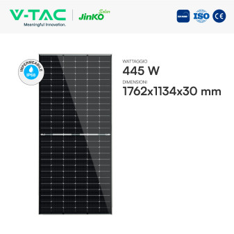 Pannelli Solari Fotovoltaici 445W TOPCon IP68 V-Tac Jinko