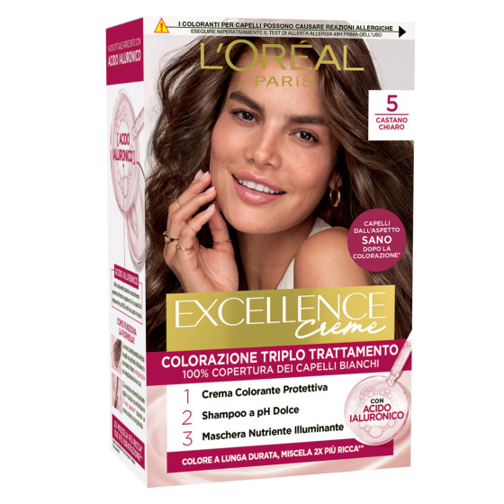 L'Oréal Paris Excellence Creme 5 Castano Chiaro L'Oréal Paris Excellence Creme 5 Castano Chiaro