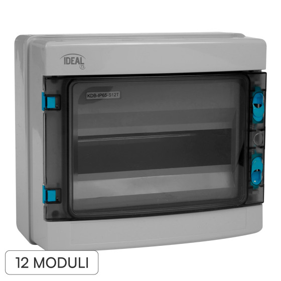 Kanlux Ideal Centralino da Parete 1x12P IK10 Colore Grigio Kanlux Ideal Centralino da Parete 1x12P IK10 Colore Grigio