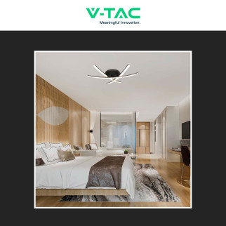 V-Tac VT-7792 Lampadario LED a Superficie 20W SMD Colore Nero