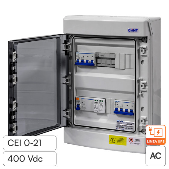 Chint Quadro Elettrico Lato AC Trifase Fino a 15kW 400V IP65 CEI 0-21