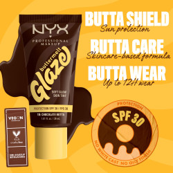 NYX Professional Makeup Buttermelt Glaze Fondotinta SPF 30 Colore 10