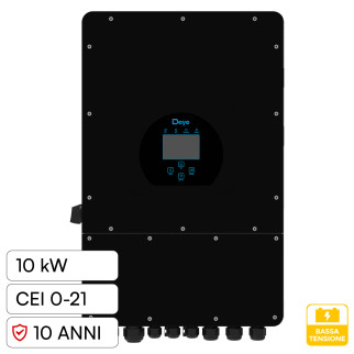 V-Tac Deye Inverter Trifase Ibrido 10kW IP65 CEI 0-21 SKU 12307