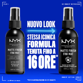 NYX Professional Makeup Matte Finish Fini Mat Spray Fissante Trucco 180ml