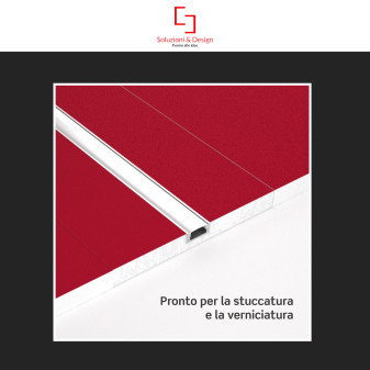 Profilo a T in Alluminio Integrato per Strisce LED SD