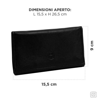 Astuccio Big Porta Tabacco Cartine Filtri in Ecopelle Egoist