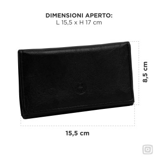 Astuccio Medium Porta Tabacco Cartine Filtri in Ecopelle Egoist