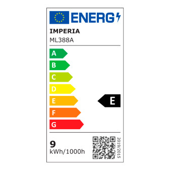 Imperia Lampadina LED E27 9W MiniGlobo G45 SMD Ceramica