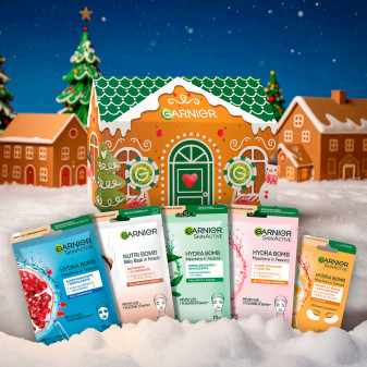 Garnier Confezione Regalo Natale Casa Pan di Zenzero con 5 Maschere