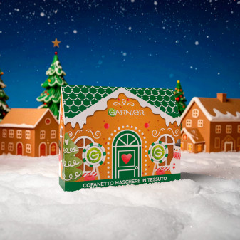 Garnier Confezione Regalo Natale Casa Pan di Zenzero con 5 Maschere
