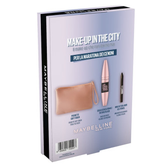 Maybelline New York Make Up in The City Mascara Mini Matita e Pochette