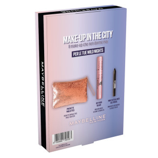 Maybelline New York Make Up in The City Mascara Mini Matita e Pochette