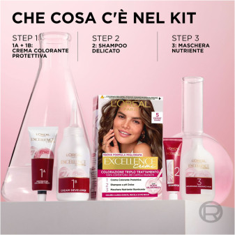 Tinta Capelli 6.32 Biondo Scuro Castano Perla L'Oréal Excellence