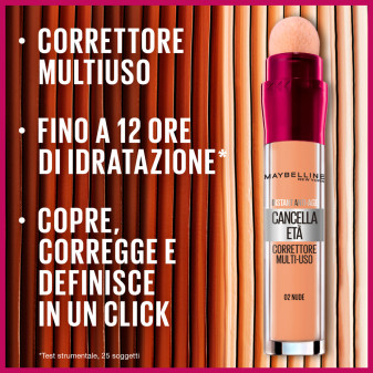 Maybelline New York Confezione Regalo Cancella Età Correttore 02 Nude