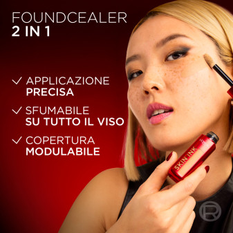L'Oréal Paris Skin Ink Fondotinta Correttore Semipermanente Colore 40