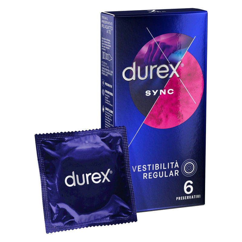 Preservativi Durex Sync Stimolanti 6pz