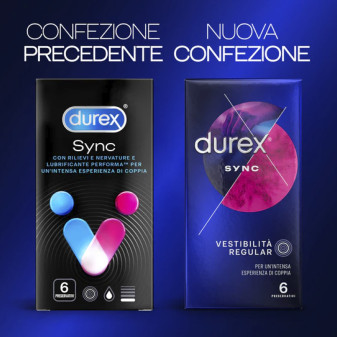 Preservativi Durex Sync Stimolanti 6pz