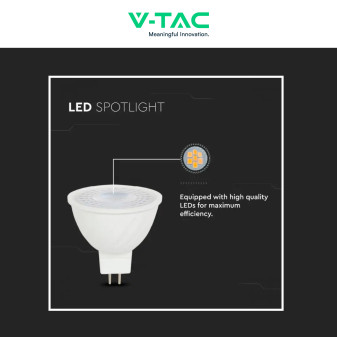 Faretto LED GU5.3 6W MR16 SMD 110° V-Tac