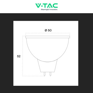 Faretto LED GU5.3 6W MR16 SMD 38° V-Tac