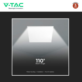 V-Tac VT-6235 Pannello LED Quadrato 36W IP65 da Incasso