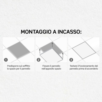 V-Tac VT-6235 6 Pannelli LED Quadrati 36W IP65 da Incasso