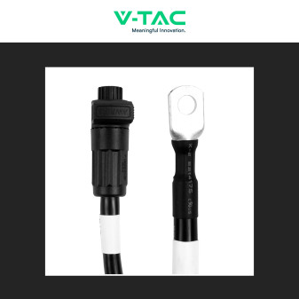 Cavo di Potenza Negativo Colore Nero 2m per Accumulatori