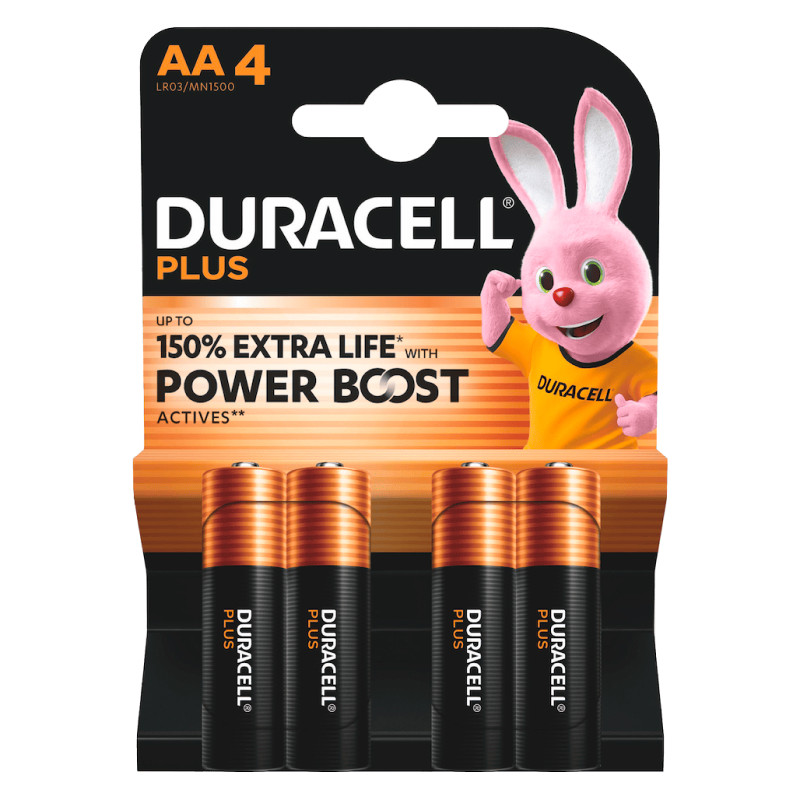 Duracell Plus MN1500 LR6 Stilo AA Mignon 1,5V Pile Alcaline