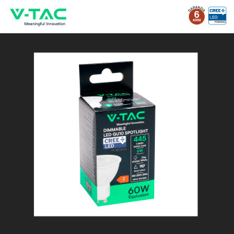 Faretto LED GU10 6W PAR16 SMD Chip CREE V-Tac