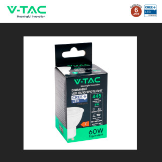 Faretto LED GU10 6W PAR16 SMD Chip CREE V-Tac